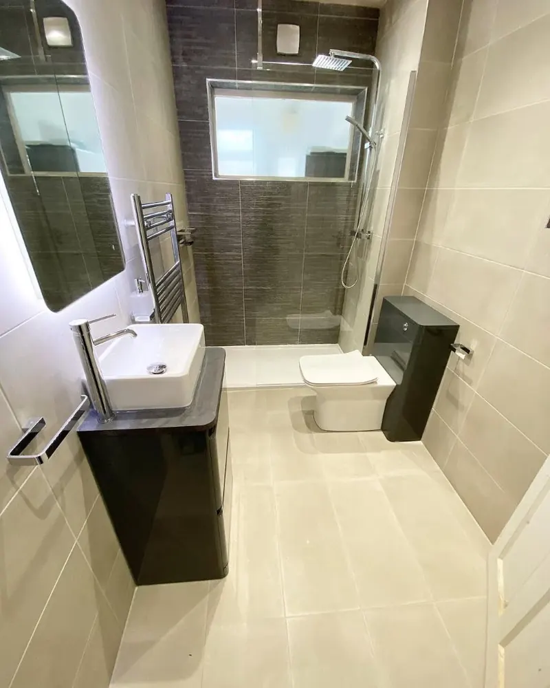 Bathroom refresh refurbishment — after