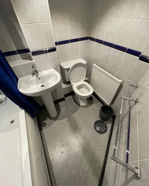 Full bathroom refurbishment — before & after — before